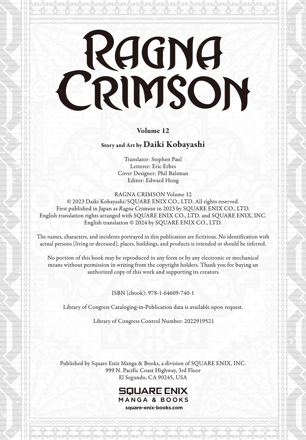 Read Ragna Crimson Manga Online