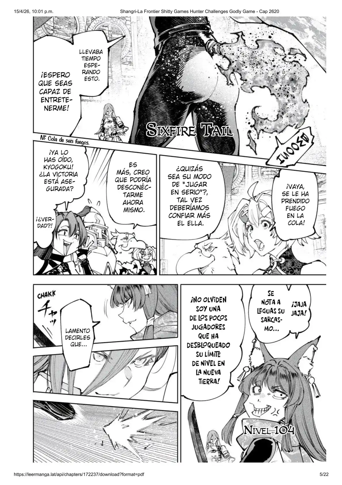 Read Shangri La Frontier ES Manga Online