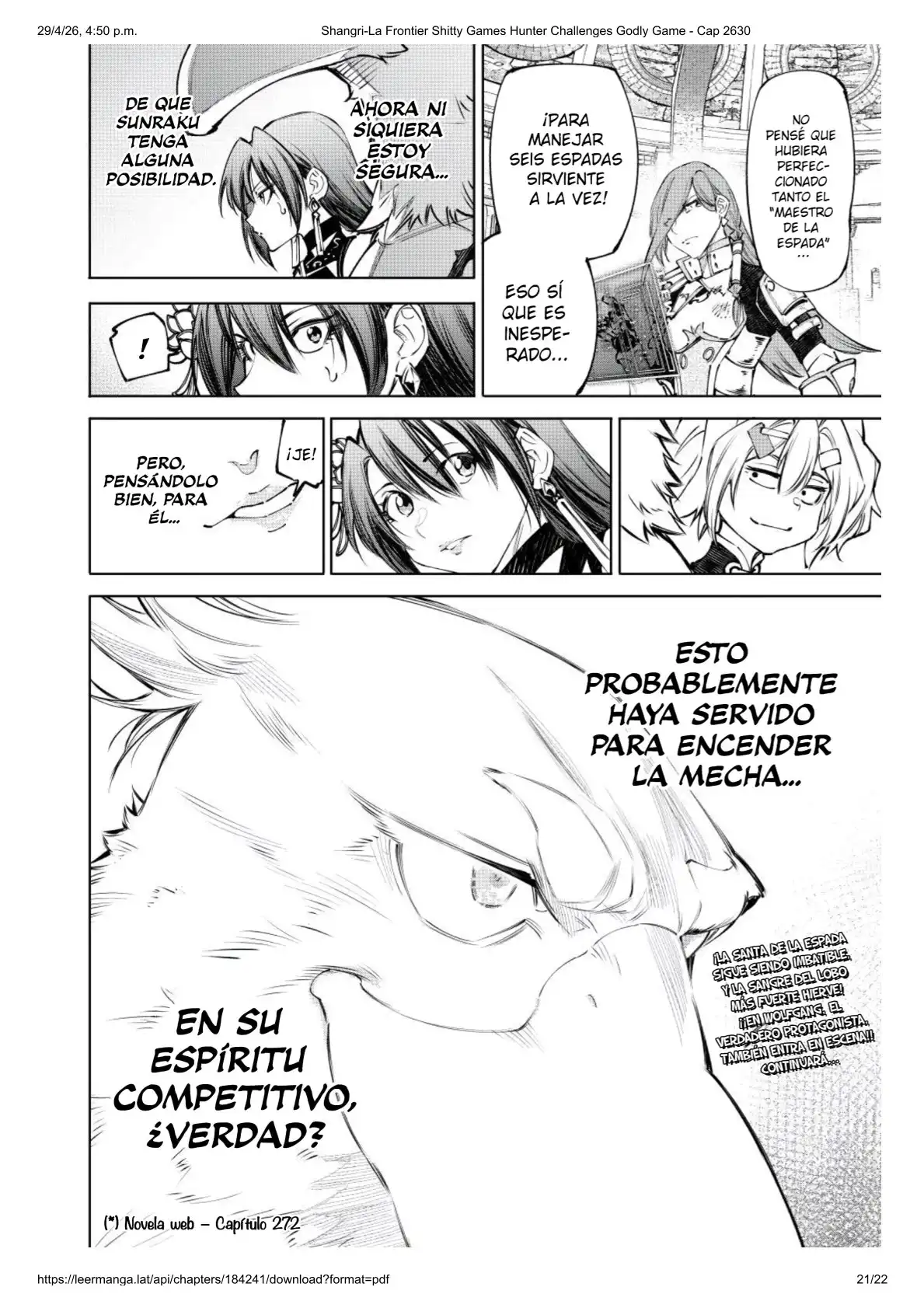 Read Shangri La Frontier ES Manga Online