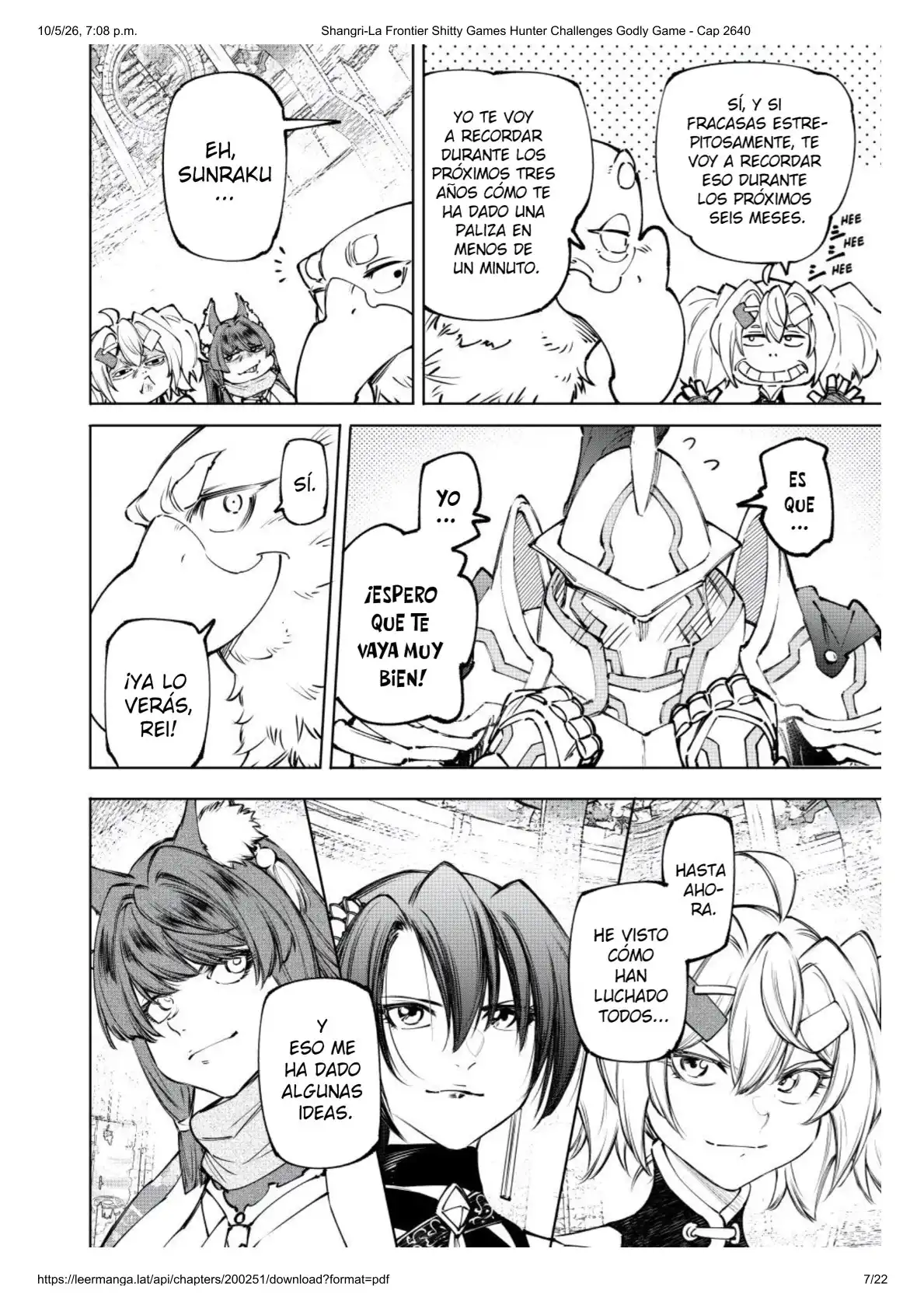 Read Shangri La Frontier ES Manga Online