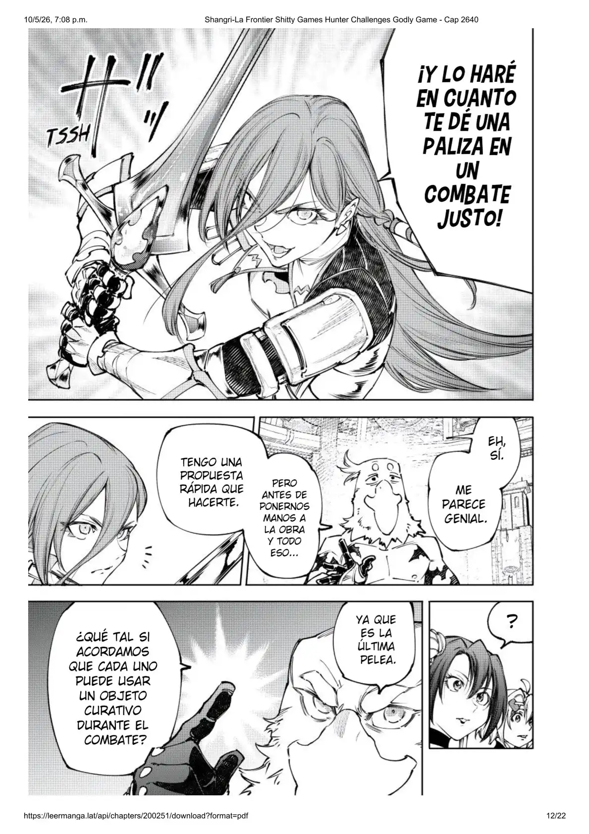 Read Shangri La Frontier ES Manga Online