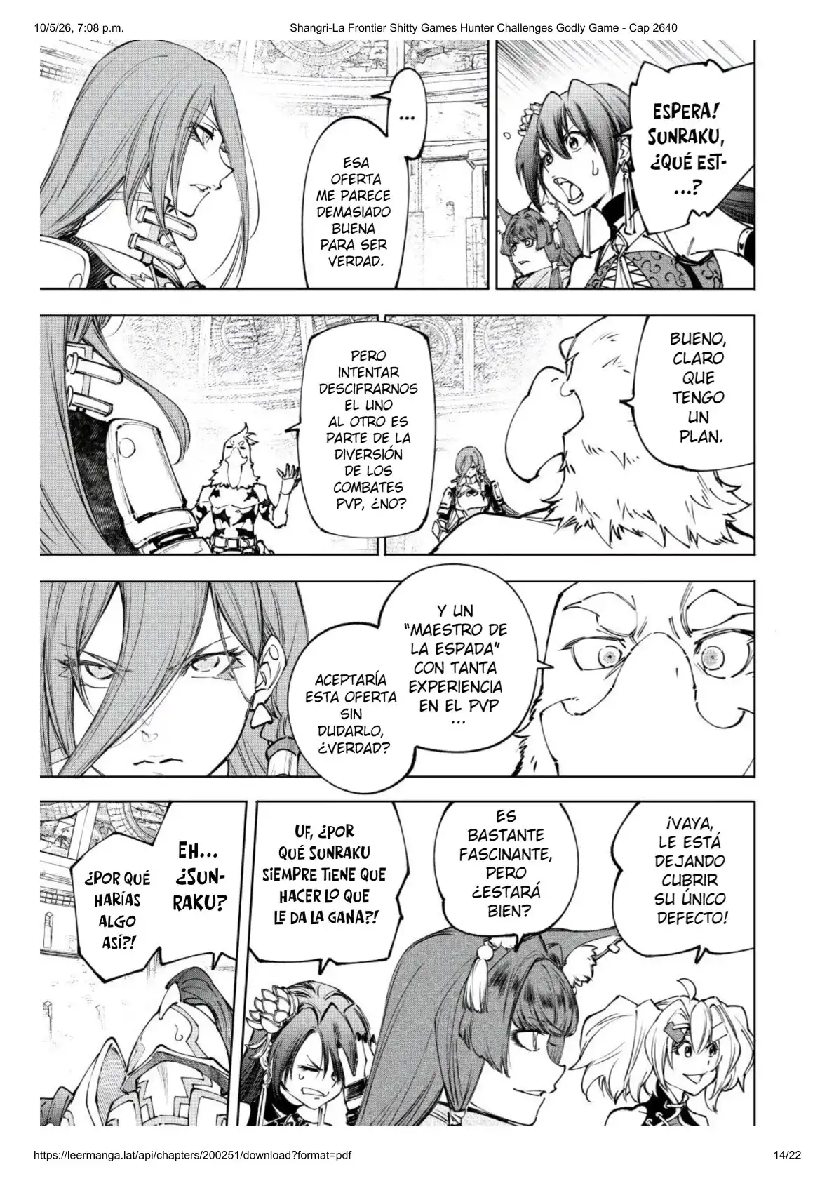 Read Shangri La Frontier ES Manga Online